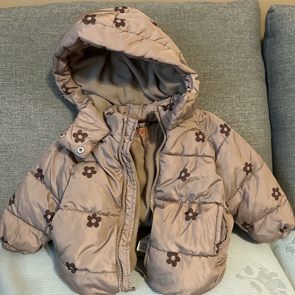 Zara Kids - Puffer winter jacket. 12-18 months